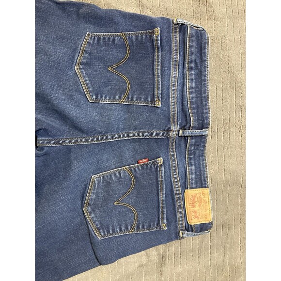 LEVI’S 711 SKINNY Jeans 30x32 Distressed Blue - Great Condition - Women’s - Picture 5 of 8